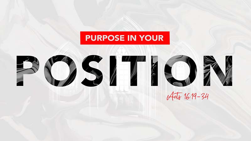 Purpose in Your Position